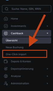 Wie aktiviere und verwalte ich den One-Click Import?