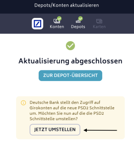 Finanzmanager PSD2