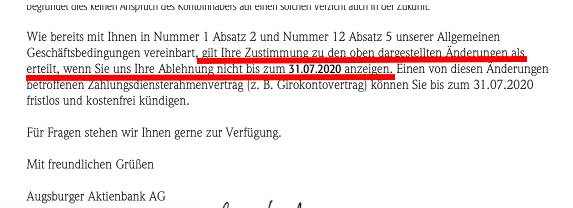 Negativzinsen per fiktiver Zustimmung: Nach neuer BGH-Rechtssprechung nicht zulässig.